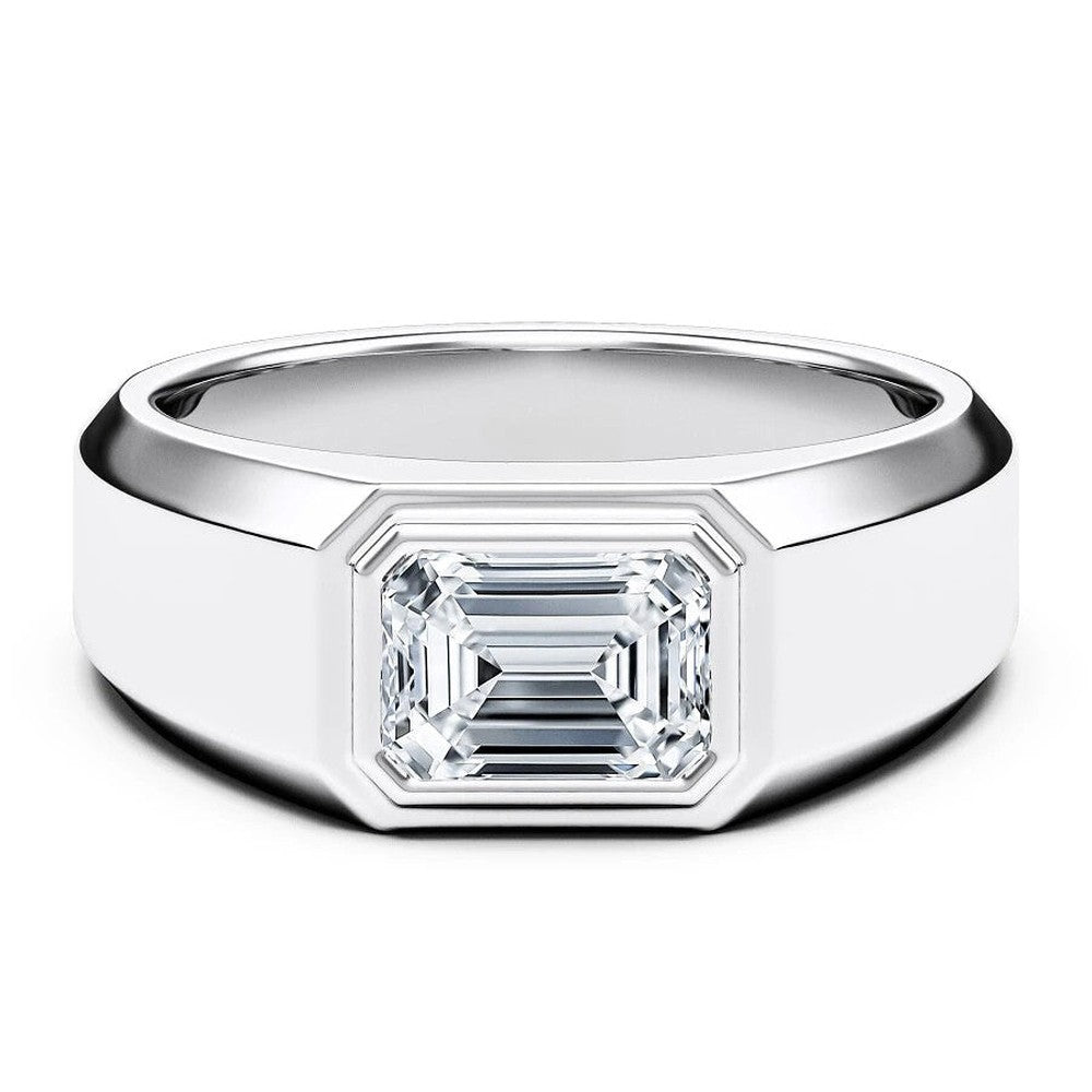 1CT Heirloom Bezel set Engagement Ring - TAYLOR KOM_925 Sterling Silver