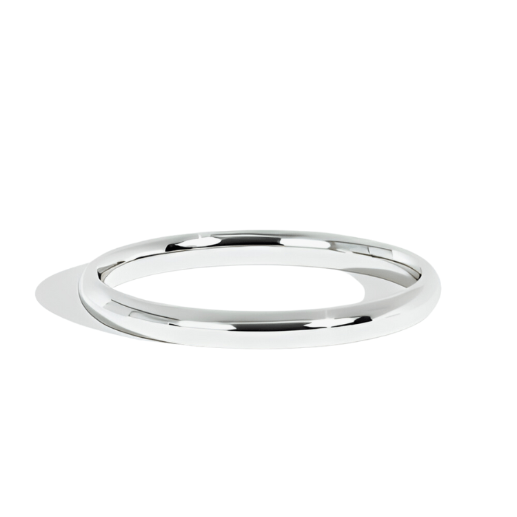 2mm - 8mm High Polished Dome Wedding Band - TAYLOR KOM_925 Sterling Silver