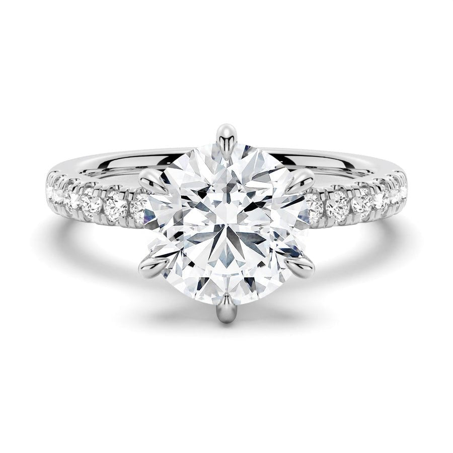 Radiant Moissanite Ring - TAYLOR KOM_925 Sterling Silver