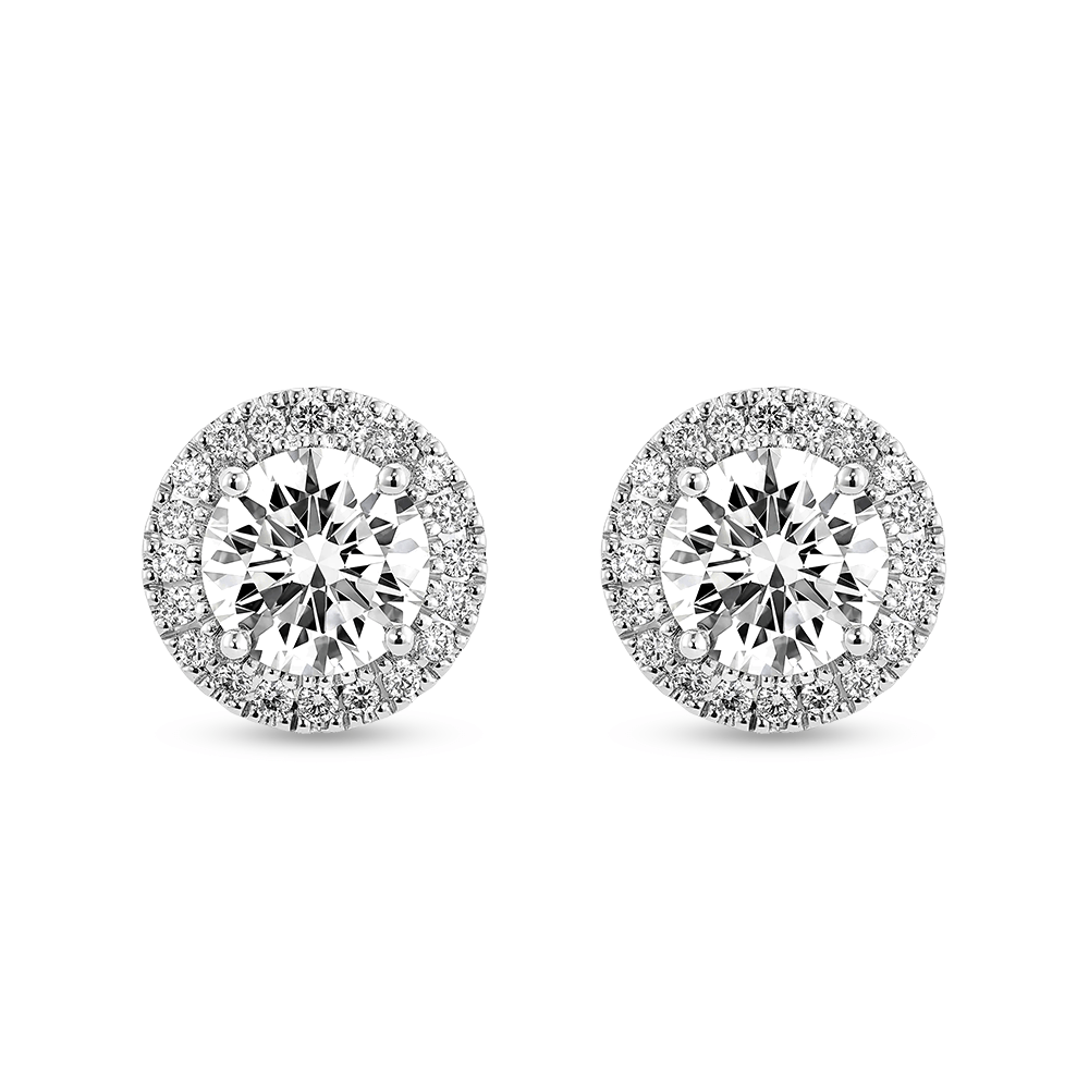 Starlight Sparkle Stud Earrings - TAYLOR KOM_925 Sterling Silver