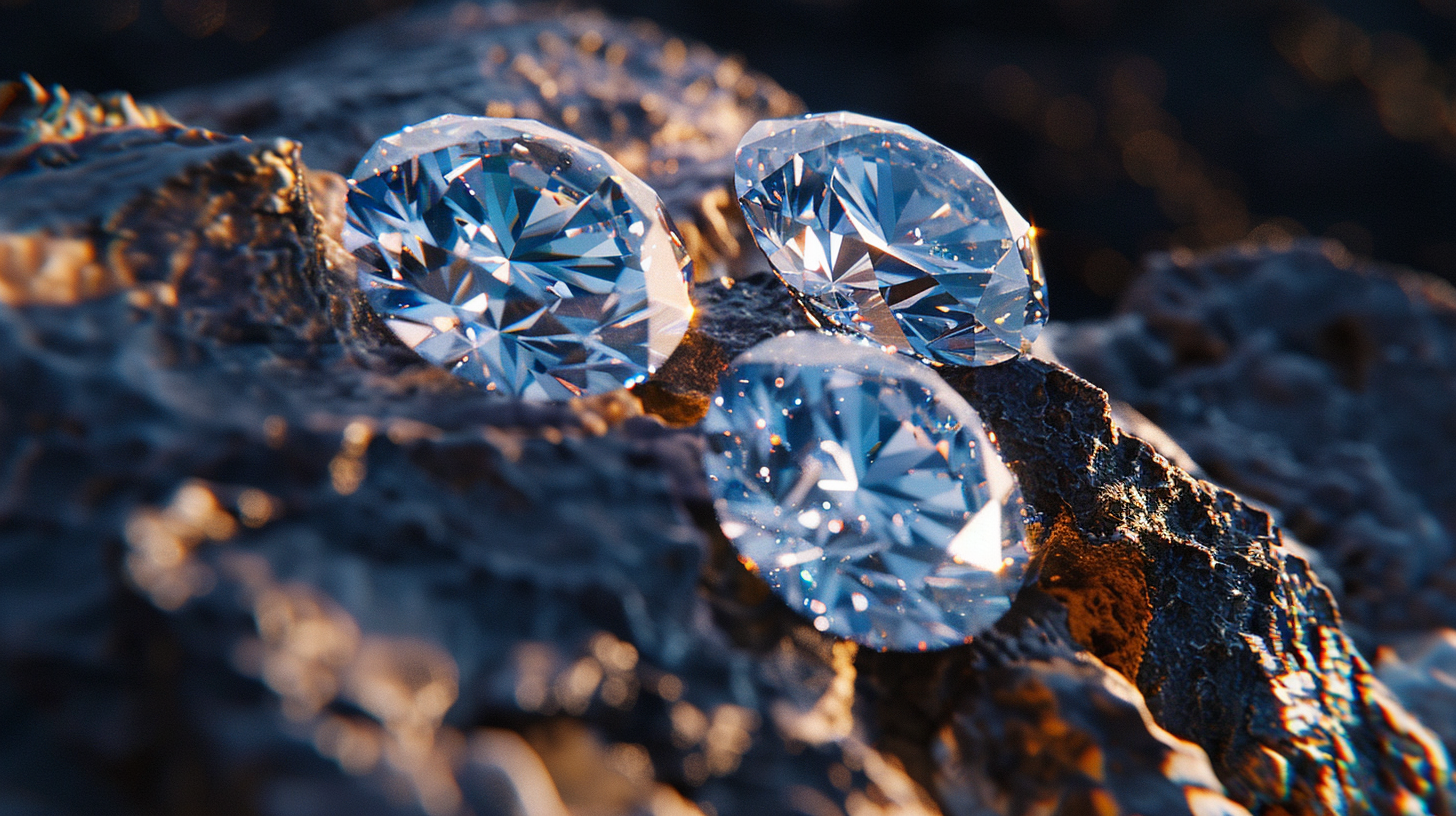 Moissanite, Lab-grown, and Natural Diamonds.