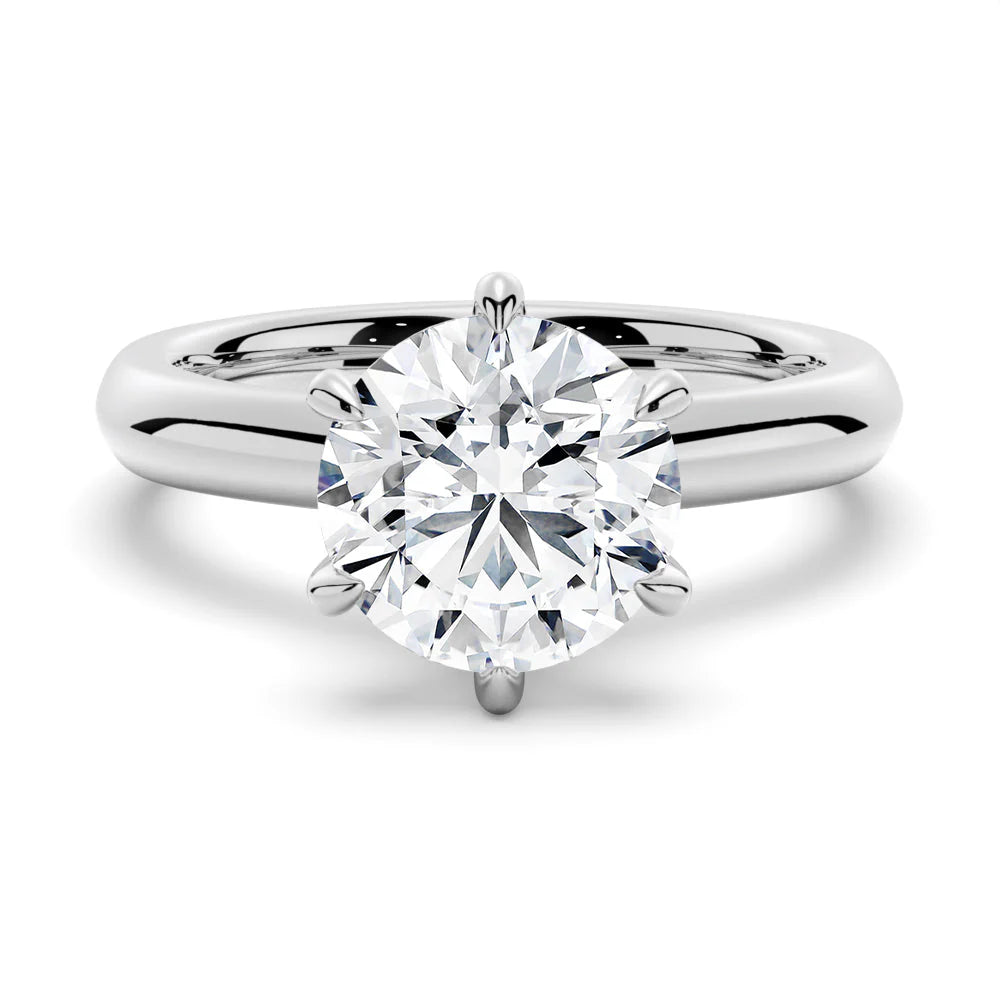 Round Engagement Rings