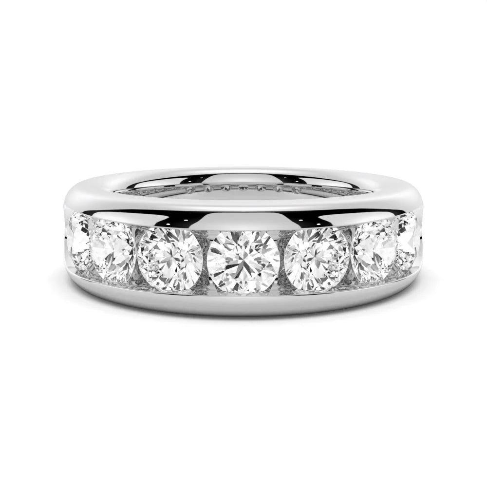 Men's Moissanite Bands - TAYLOR KOM