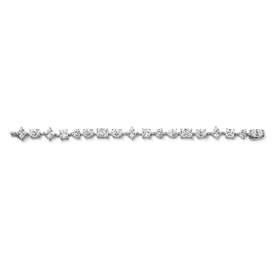 15ctw Multi Shape Moissanite Bracelet