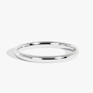 2mm-8mm High Polished Dome Wedding Band