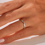 2mm-8mm High Polished Dome Wedding Band