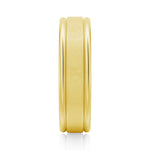 6mm Brushed Finish Men's Wedding Band