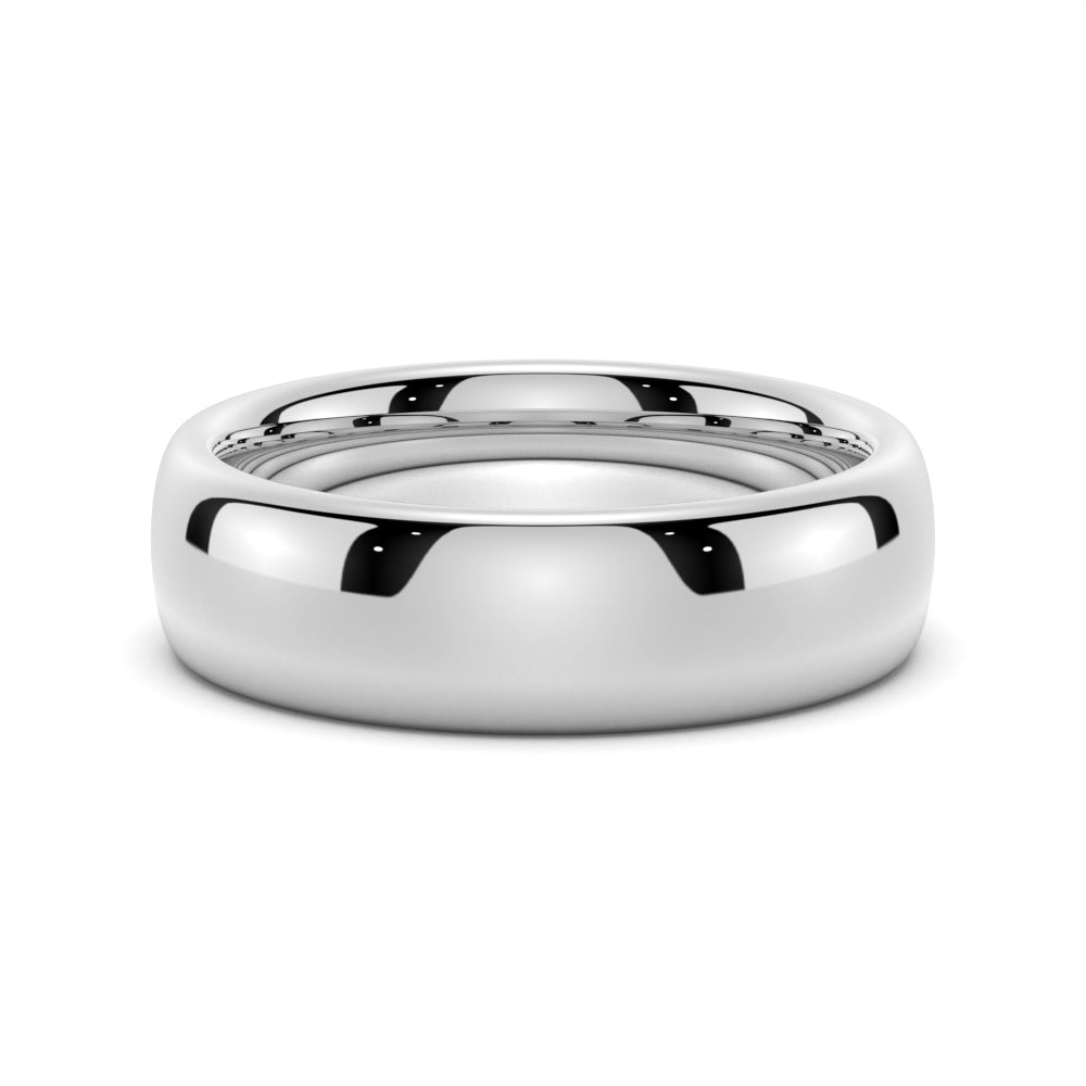 6mm High Polished Men's Wedding Band