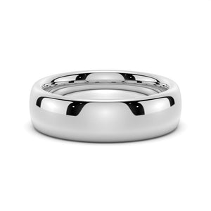 6mm High Polished Men's Wedding Band