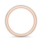 6mm Minimalist Two-Tone Men's Wedding Band