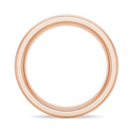 6mm Brushed Finish Men's Wedding Band - TAYLOR KOM_925 Sterling Silver