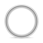 7.5mm Matte Finish Infinity Design Men's Wedding Band