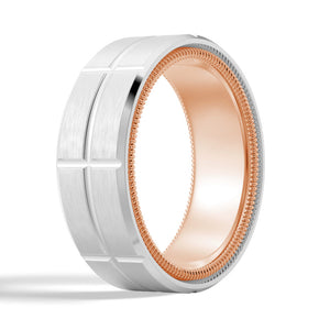 7.5mm Modern Design Men's Wedding Band