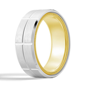 7.5mm Modern Design Men's Wedding Band