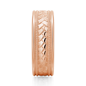 7mm Twisted Rope Men's Wedding Band