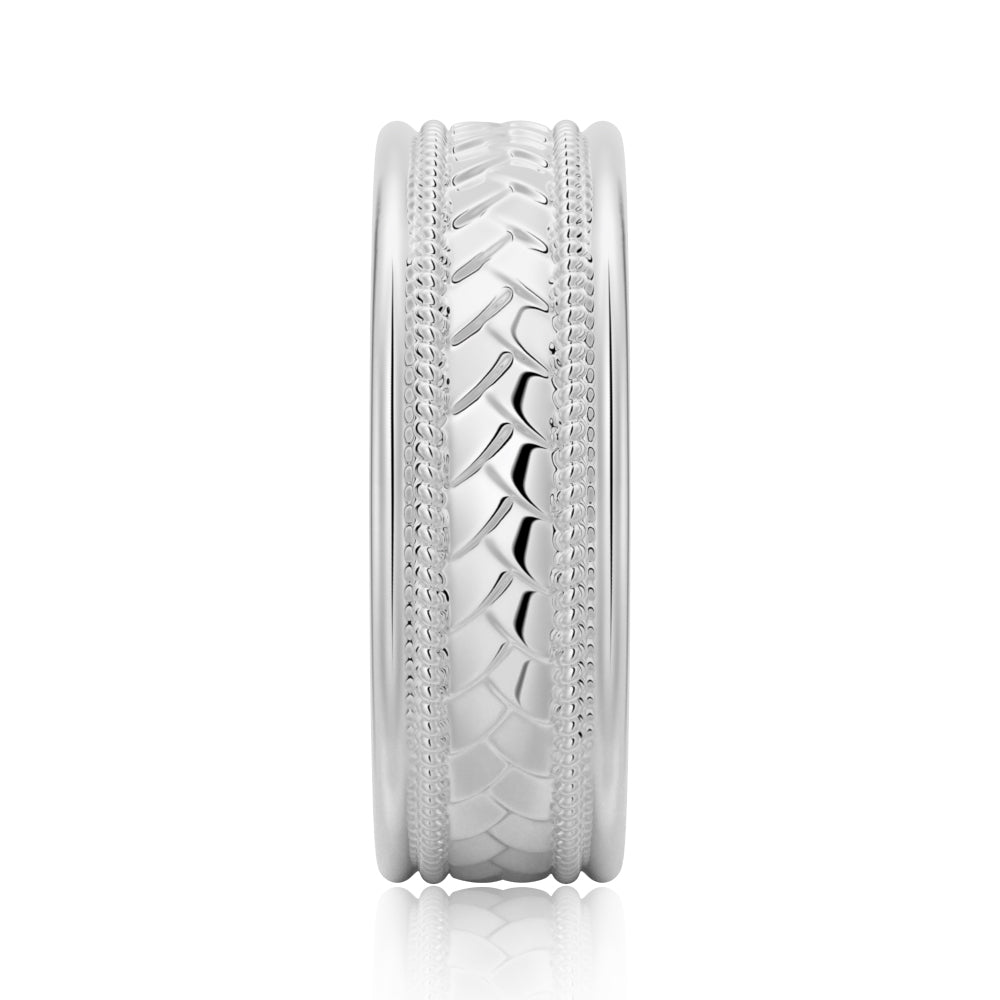 7mm Twisted Rope Men's Wedding Band