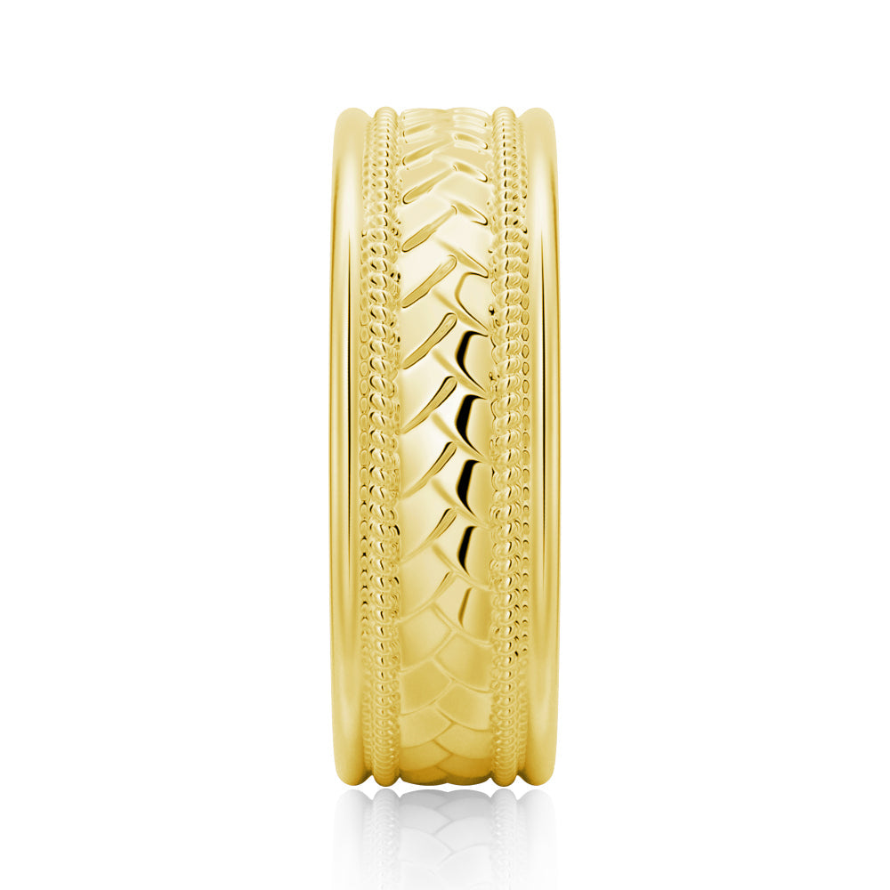 7mm Twisted Rope Men's Wedding Band