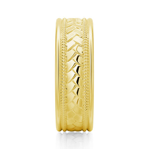 7mm Twisted Rope Men's Wedding Band