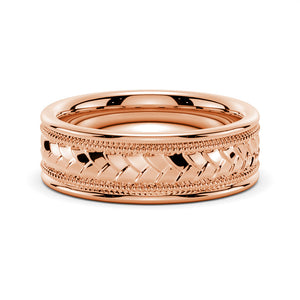 7mm Twisted Rope Men's Wedding Band