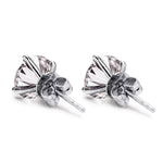 Brilliant Four Prong Moissanite Earrings