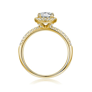 Brilliant Halo Round Cut Engagement Ring