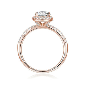 Brilliant Halo Round Cut Engagement Ring