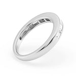 Classic Baguette Cut Moissanite Wedding Band