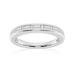 Classic Baguette Cut Moissanite Wedding Band