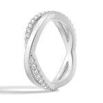 Classic Infinity Moissanite Wedding Band