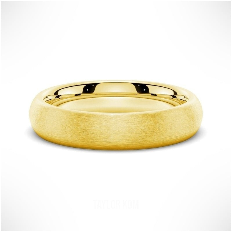 Classic Matte Finish Men's Wedding Band