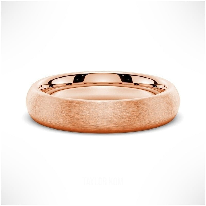 Classic Matte Finish Men's Wedding Band