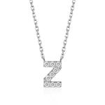 Classic Pavé Initial Z Pendant Necklace