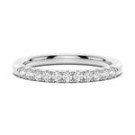 Classic Round Cut Moissanite Wedding Band