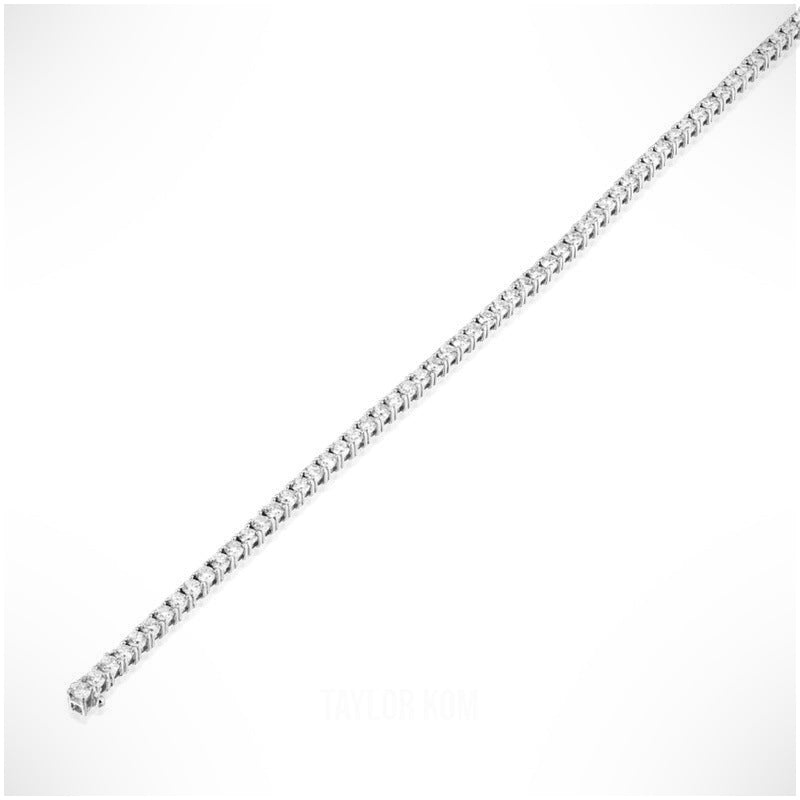 Classic Round Shaped Moissanite Tennis Bracelet