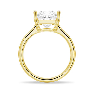 Classic Solitaire Princess Cut Engagement Ring