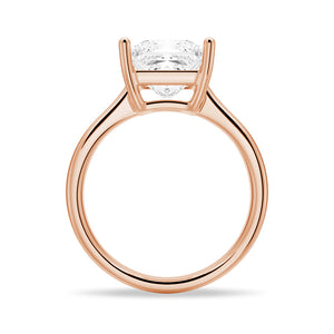 Classic Solitaire Princess Cut Engagement Ring