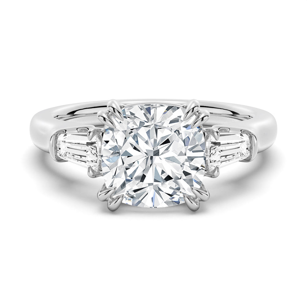 Crystal Clear Moissanite Ring