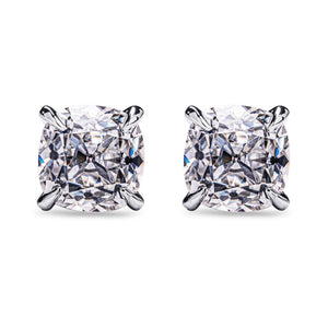 Cushion Cut Moissanite Earrings