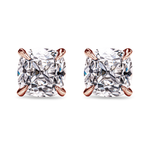 Cushion Cut Moissanite Earrings