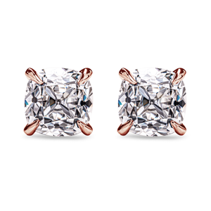 Cushion Cut Moissanite Earrings