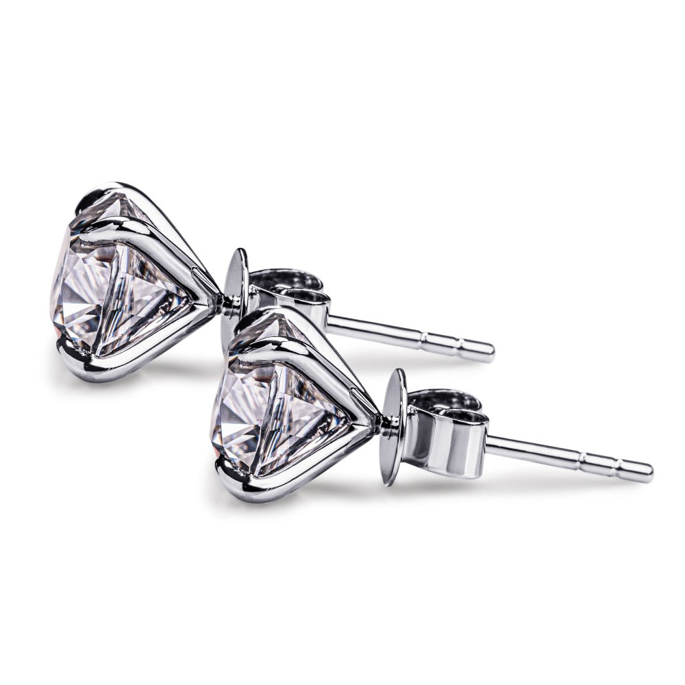 Cushion Cut Moissanite Earrings