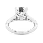 Cushion Cut Split-Shank Moissanite Bridal Set