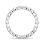 Delicate Bezel-Set Moissanite Eternity Ring