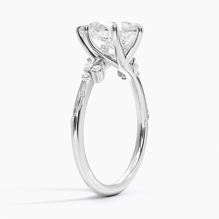 Elegant Pear Shaped Moissanite Engagement Ring Copy