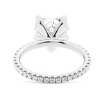 Endless Love Heart-Shaped Moissanite Engagement Ring