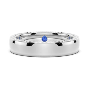 High Polished Finish Men's Wedding Band - 4.4mm