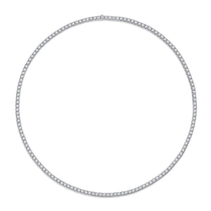 Iced Moissanite Tennis Necklace