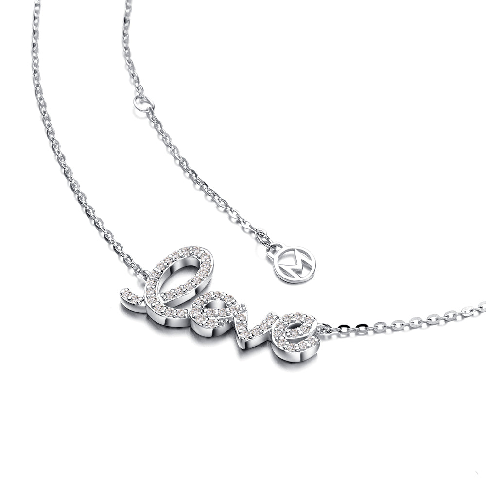 Love Shaped Moissanite Necklace