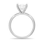 Oval Shaped Solitaire Moissanite Engagement Ring