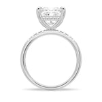 Princess Cut Hidden Halo Moissanite Bridal Set